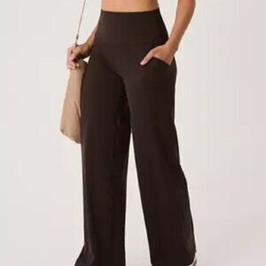 NEW OFFLINE By Aerie Real Me Xtra Trouser | Brown, Size XS Short
